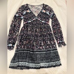 Free People Multicolor Floral Mini Dress